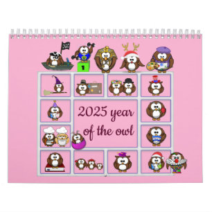 2025 Jaar van de Uil Kalender