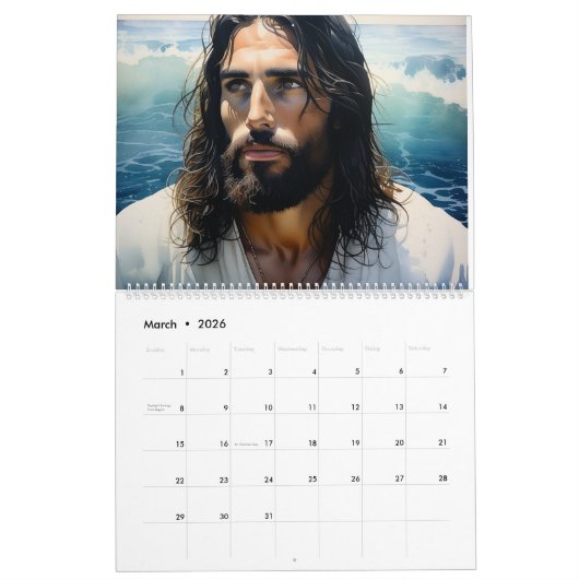 2025 JESUS Art Kalender (Mar 2026)