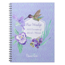 2025 JW Convention hummingbird with name customize Notitieboek