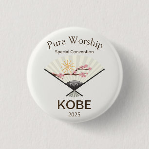 2025 JW Special Convention Kobe Japan Ronde Button 3,2 Cm