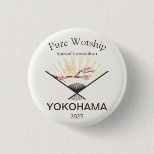 2025 JW Special Convention Yokohama Japan Ronde Button 3,2 Cm