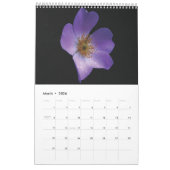 2025 Kalender 2025 Violette Bloemen (Mar 2026)