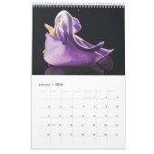 2025 Kalender 2025 Violette Bloemen (Jan 2026)