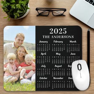 2025 Kalender Aangepaste Foto Moderne Familie 12 M Muismat