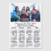 2025 Kalender Bedrijfsfoto Minimalistisch Magnetis (Voorkant)