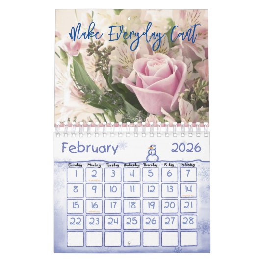 2025 Kalender Bloemen Make Everyday Count (Feb 2026)