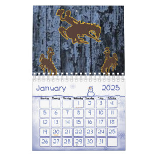 2025 Kalender Cowboy Land Mannen