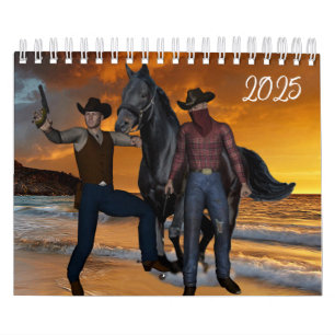 2025 Kalender Cowboy Land Mannen