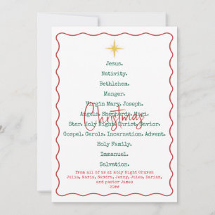 2025 Kalender Geboorte Kerstmis Jezus Religieus Feestdagenkaart