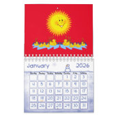 2025 Kalender Geel Eenden & Zonneschijn (Jan 2026)