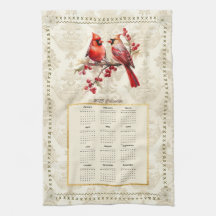 2025 Kalender Handdoek Kardinalen