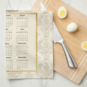 2025 Kalender Handdoek Paard in Zonsondergang (Quarter Fold)