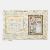 2025 Kalender Handdoek Paris Uitzicht Aangepaste B (Horizontaal)