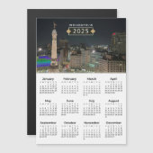 2025 Kalender Indianapolis Monument Magnetische Ka (Voorkant / Achterkant)