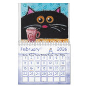 2025 Kalender Kat Kitten Whimsical (Feb 2026)