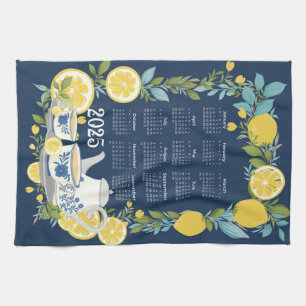 2025 Kalender Lemon Garden Theedoek