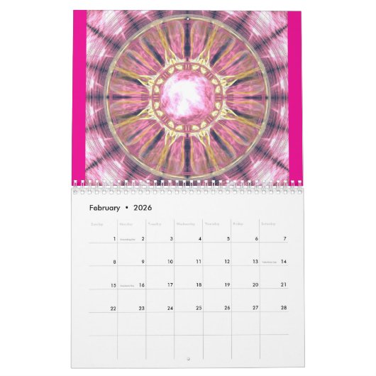 2025 Kalender Lightcode Mandala (TM) (Feb 2026)