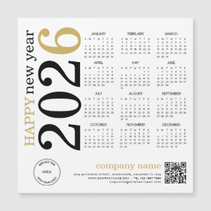 2025 Kalender Logo QR code Gelukkig Nieuwjaar