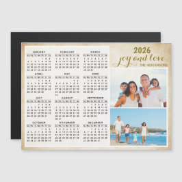 2025 Kalender Magneet Aangepaste Familie Foto Keep