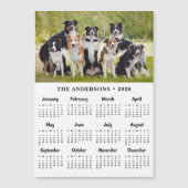 2025 Kalender Magneet Huisdier Hond Custom Photo C (Voorkant)