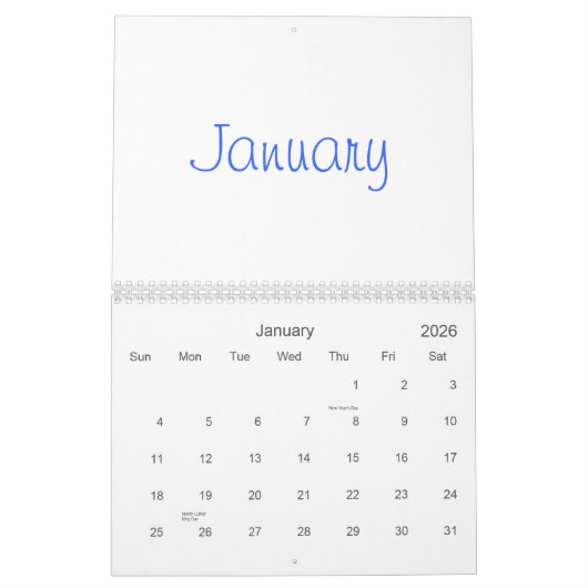 2025 Kalender met feestdagen (Jan 2026)