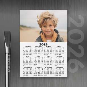2025 Kalender met Foto - Jaar Uitzicht Magnetische