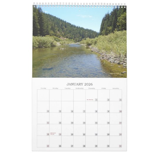 2025 Kalender Richardson Grove Single Sheet (Jan 2026)