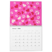 2025 Kalender Twee foto's, Naam, Roze (Jan 2026)