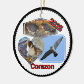 2025 Keramische Cirkel Ornament Corazon (Links)