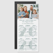 2025 Kerstmis 2026 Kalender Foto Aangepaste Kleur (Voorkant / Achterkant)