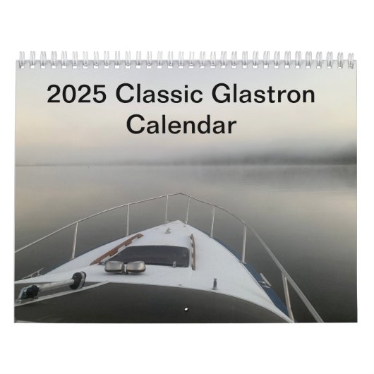 2025 Klassieke Glastron Kalender (Hoes)