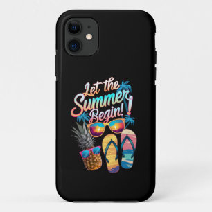 2025 Laat De Zomer Beginnen 2025 Zomer Vakantie iPhone 11 Hoesje
