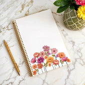 2025 Levendige Waterverf Botanische Bloemen Ontwer Planner