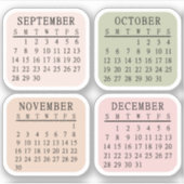 2025 Maandelijks Kalender Bullet Journal Bujo Plan Sticker (Voorkant)