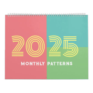 2025 Maandelijkse Plannen en Patronen Kalender