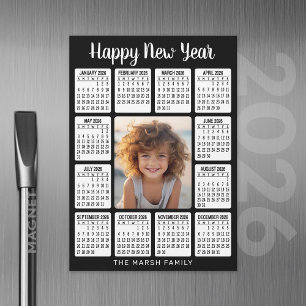 2025 Magnetische Kalender Verticale Foto - HNY zwa