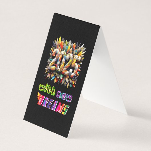 2025 met nieuwe dromen kaart (Voorkant)