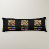 2025 met nieuwe dromen lichaamskussen (Achterkant)