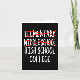 2025 Middelbare School Afstuderen Junior High Scho Kaart