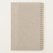 2025 Minimalistisch aanpasbaar Planner (Achterkant)