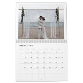 2025 Minimalistische moderne Gepersonaliseerd foto Kalender (Feb 2026)