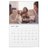 2025 Modern Creëer Uw eigen aangepaste familiefoto Kalender (Mar 2026)