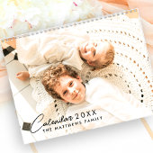 2025 Moderne aangepaste foto Creëer uw eigen famil Kalender
