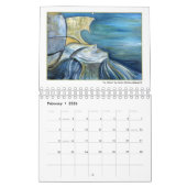 2025 Moderne Abstracte Kleurrijke Cool Art Paintin Kalender (Feb 2026)