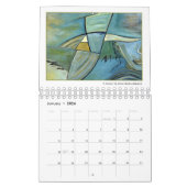 2025 Moderne Abstracte Kleurrijke Cool Art Paintin Kalender (Jan 2026)