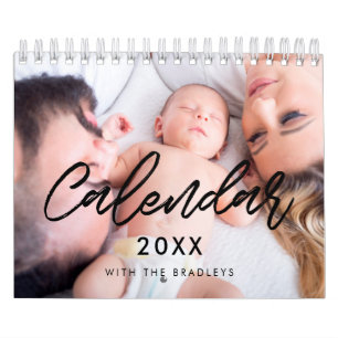 2025 Moderne familie fotokalender Kalender