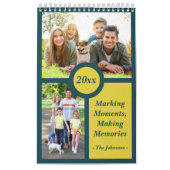 2025 Moderne Minimalistische Aangepaste Familie Fo Kalender (Hoes)