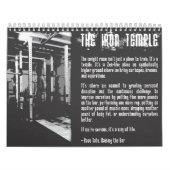 2025 Motivatie Bodybuilding Gym Kalender (Hoes)
