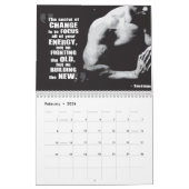 2025 Motivational Bodybuilding Gym Calendrier (Feb 2026)