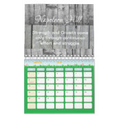 2025 Napoleon Hill, kracht en groei Kalender (Mar 2026)